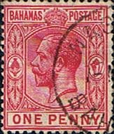 Bahamas 1912 George V SG 82 Fine Used