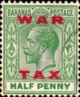 Bahamas 1919 War Tax Overprint SG 102 Fine Used