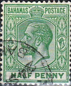 Bahamas 1921 George V SG 115 Fine Used