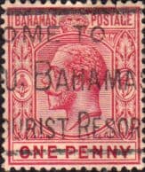 Bahamas 1921 George V SG 116 Fine Used