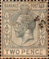 Bahamas 1921 George V SG 118 Fine Used