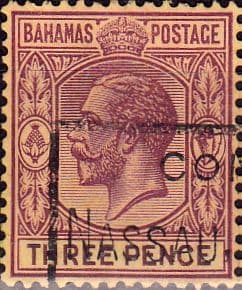 Bahamas 1921 George V SG 120 Fine Used