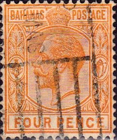 Bahamas 1921 George V SG 121 Fine Used