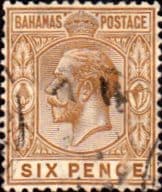 Bahamas 1921 George V SG 122 Fine Used