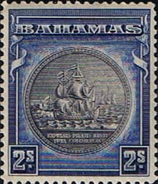 Bahamas 1931 Seal of Bahamas SG 131b Fine Mint