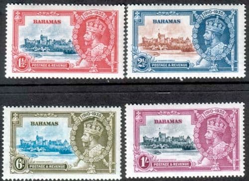 Bahamas 1935 King George V Silver Jubilee Set Fine Mint