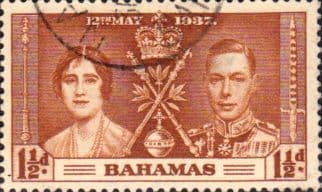 Bahamas 1937 George VI Coronation SG 147 Fine Used