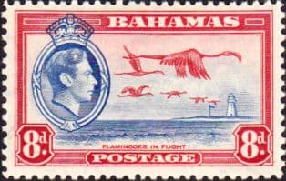 Bahamas 1938 George VI Flamingoes in Flight SG 160 Fine Mint