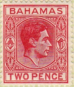 Bahamas 1938 George VI SG 152b Fine Mint