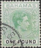 Bahamas 1938 George VI SG 157a Fine Used