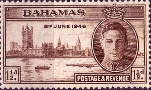Bahamas 1946 King George VI Victory SG 176 Fine Mint