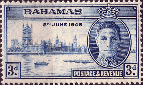 Bahamas 1946 King George VI Victory SG 177 Fine Mint