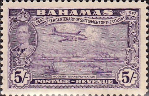 Bahamas 1948 Modern Transportation SG 191 Fine Mint