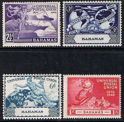 Bahamas 1949 Universal Postal Union Set Fine Mint