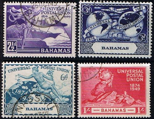 Bahamas 1949 Universal Postal Union Set Fine Used