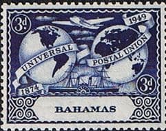 Bahamas 1949 Universal Postal Union SG 197 Fine Mint