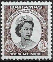 Bahamas 1959 Centenary of 1st Postage Stamp SG 220 Fine Mint
