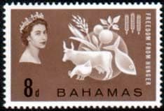 Bahamas 1963 Freedom From Hunger Fine Mint