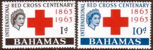 Bahamas 1963 Red Cross Centenary Set Fine Mint