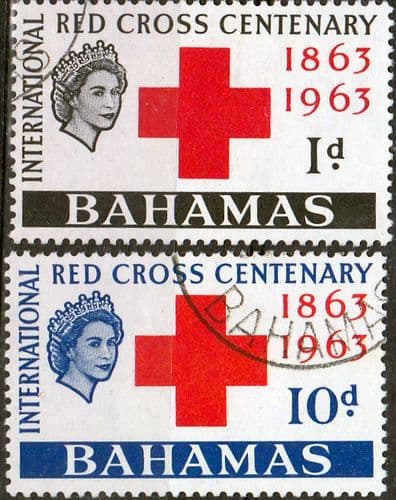 Bahamas 1963 Red Cross Centenary Set Fine Used