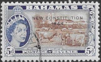 Bahamas 1964 New Constitution SG 234 Fine Used