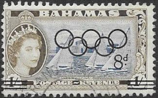 Bahamas 1964 Olympic Games Overprinted SG 245 Fine Used