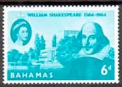 Bahamas 1964 William Shakespeare Fine Mint