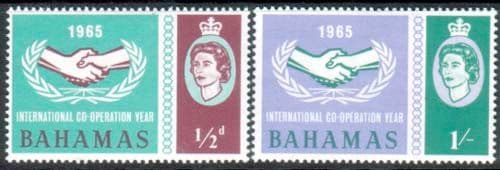 Bahamas 1965 International Co-operation Year Set Fine Mint