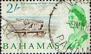 Bahamas 1965 SG 257 Old Cannons at Fort Charlotte Fine Used