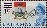 Bahamas 1966 Decimal Surcharge SG 273 Coat of Arms Fine Used