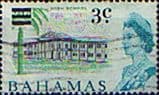 Bahamas 1966 Decimal Surcharge SG 275 High School Fine Used