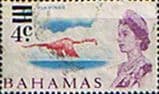 Bahamas 1966 Decimal Surcharge SG 276 Flamingo Fine Mint