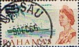 Bahamas 1966 Decimal Surcharge SG 277 Ship Queen Elizabeth Fine Used