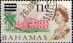 Bahamas 1966 Decimal Surcharge SG 280 Hospital Fine Used