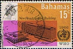 Bahamas 1966 World Health Organisation Headquarters SG 291 Fine Used