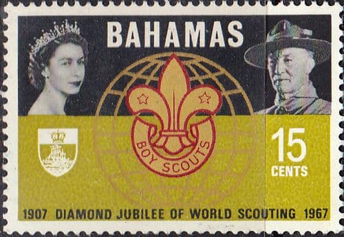 Bahamas 1967 Diamond Jubilee of World Scouting SG311 Fine Used
