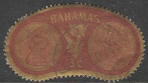 Bahamas 1968 Gold Coins SG 327 Fine Used