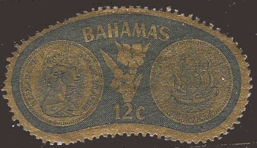 Bahamas 1968 Gold Coins SG 328 Fine Used