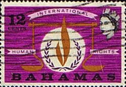 Bahamas 1968 Human Rights Year SG 313 Fine Used