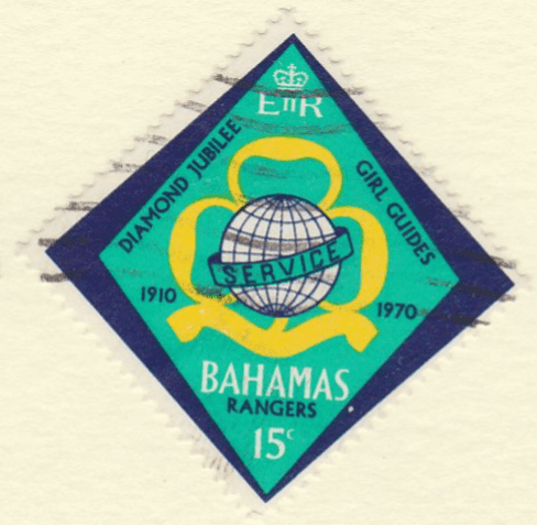 Bahamas 1970 Girl Guides Badge of Brownies SG 344 Fine Used