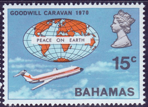Bahamas 1970 Goodwill Caravan SG 350 Fine Mint