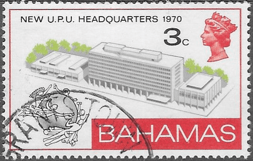 Bahamas 1970 New UPU Headquarters Building SG 345 Fine Used