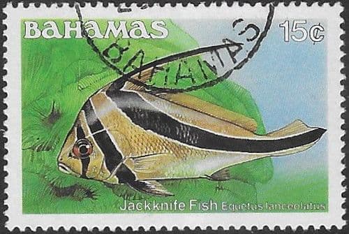 Bahamas 1986 Fish Stoplight Parrotfish SG 760A Fine Used