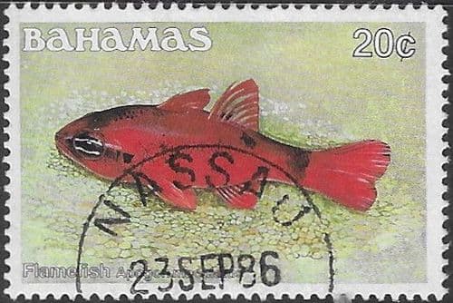 Bahamas 1986 Fish Stoplight Parrotfish SG 761A Fine Used