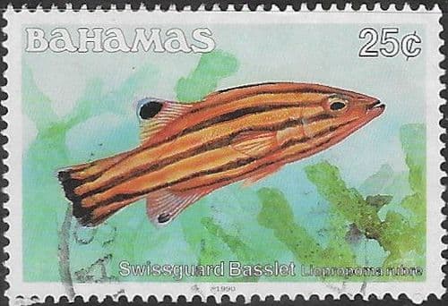 Bahamas 1986 Fish Stoplight Parrotfish SG 762B Fine Used