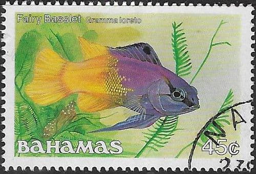 Bahamas 1986 Fish Stoplight Parrotfish SG 766A Fine Used