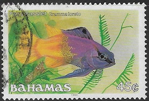 Bahamas 1986 Fish Stoplight Parrotfish SG 766B Fine Used