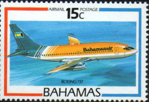 Bahamas 1987 Air Aircraft SG 800 Fine Mint