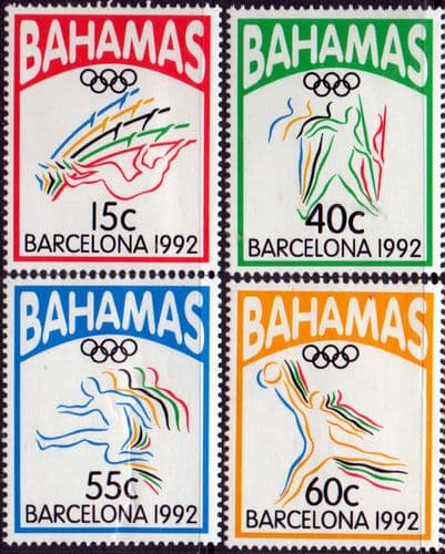 Bahamas 1992 Olympic Games Set Fine Mint