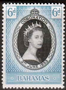 Bahamas Queen Elizabeth II 1953 Coronation Fine Mint